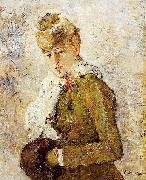 Berthe Morisot Winter aka Woman with a Muff, Spain oil painting artist